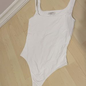 White Babaton bodysuit Aritzia